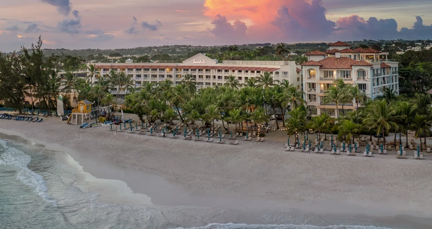 Sandals Barbados vs Royal Barbados comparison showing both properties