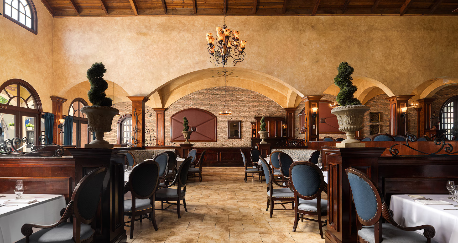 Beaches Turks & Caicos dining area with multiple restaurant options visible