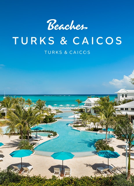 Beachfront villa at Beaches Turks & Caicos