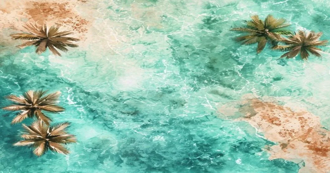 Aerial Palms Watercolor Hero2