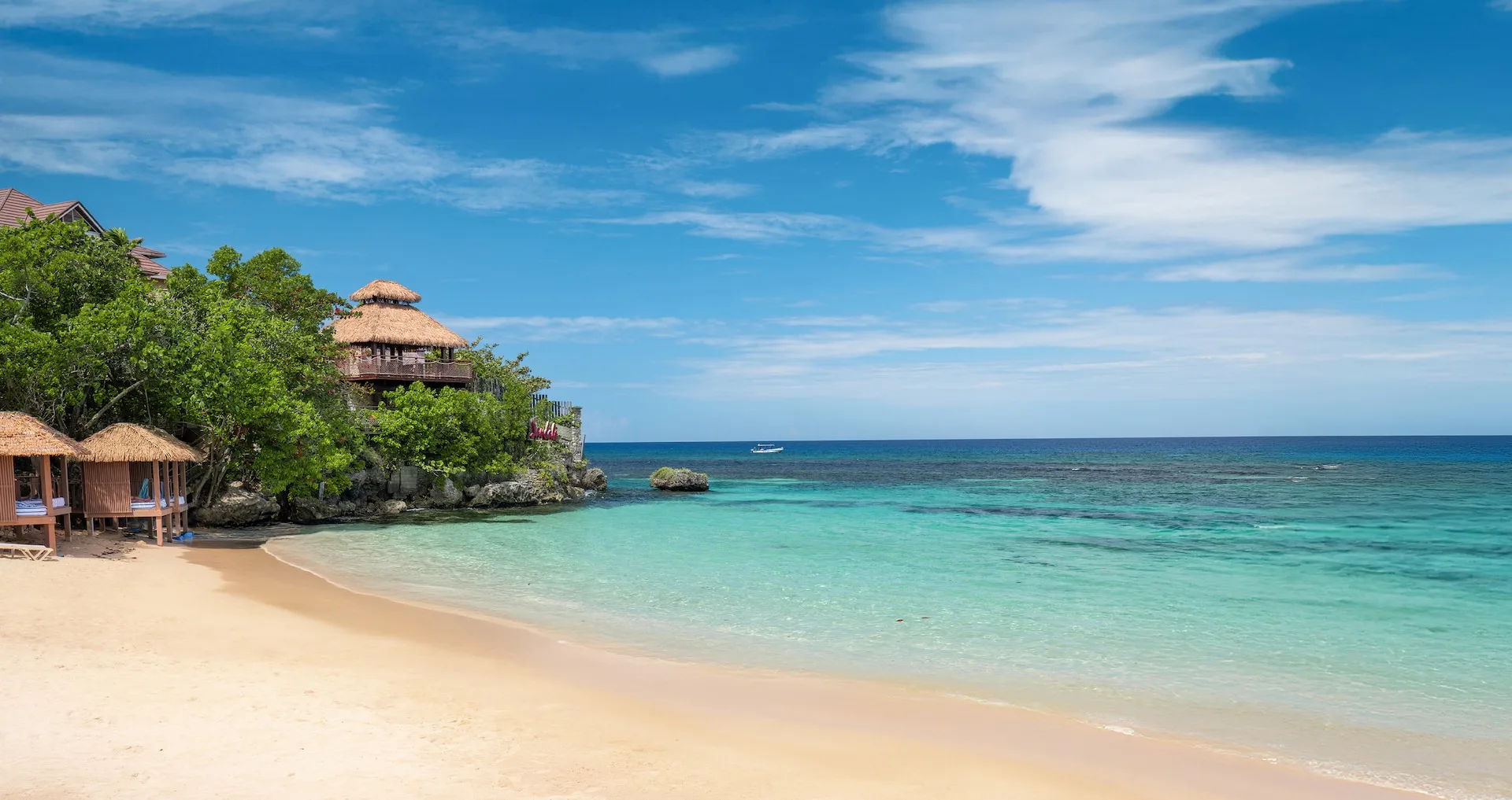 Sandals anniversary celebration with couple on beach