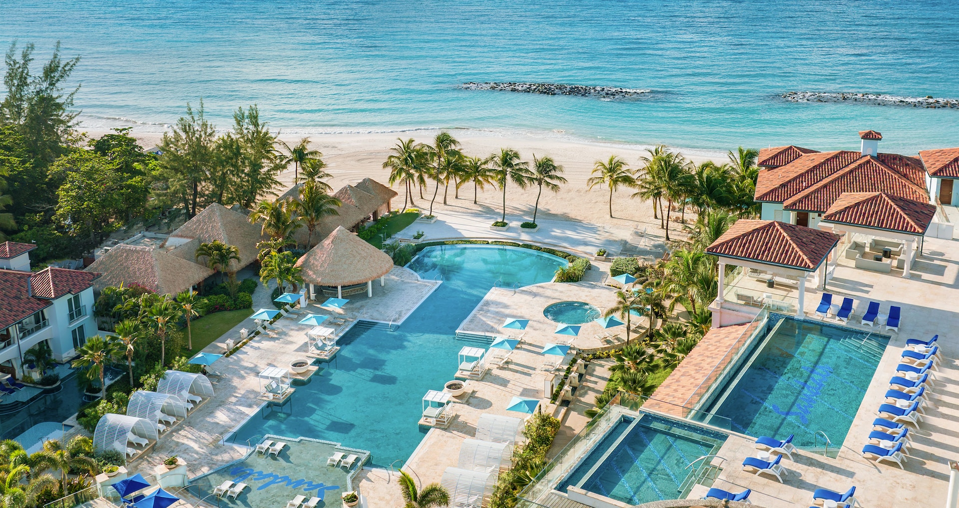 Sandals Royal Barbados rooftop pool