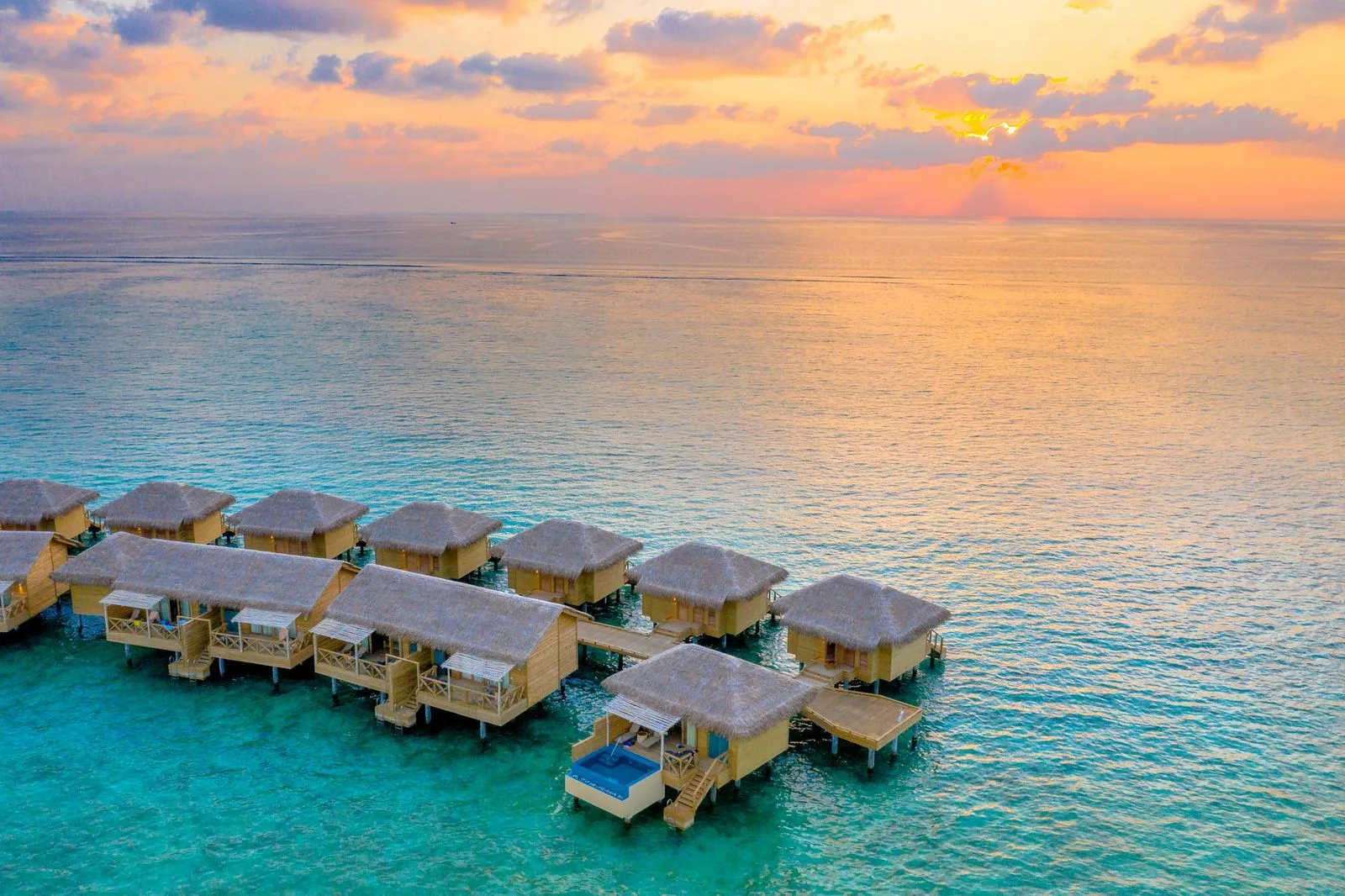 Jamaica aerial resort view