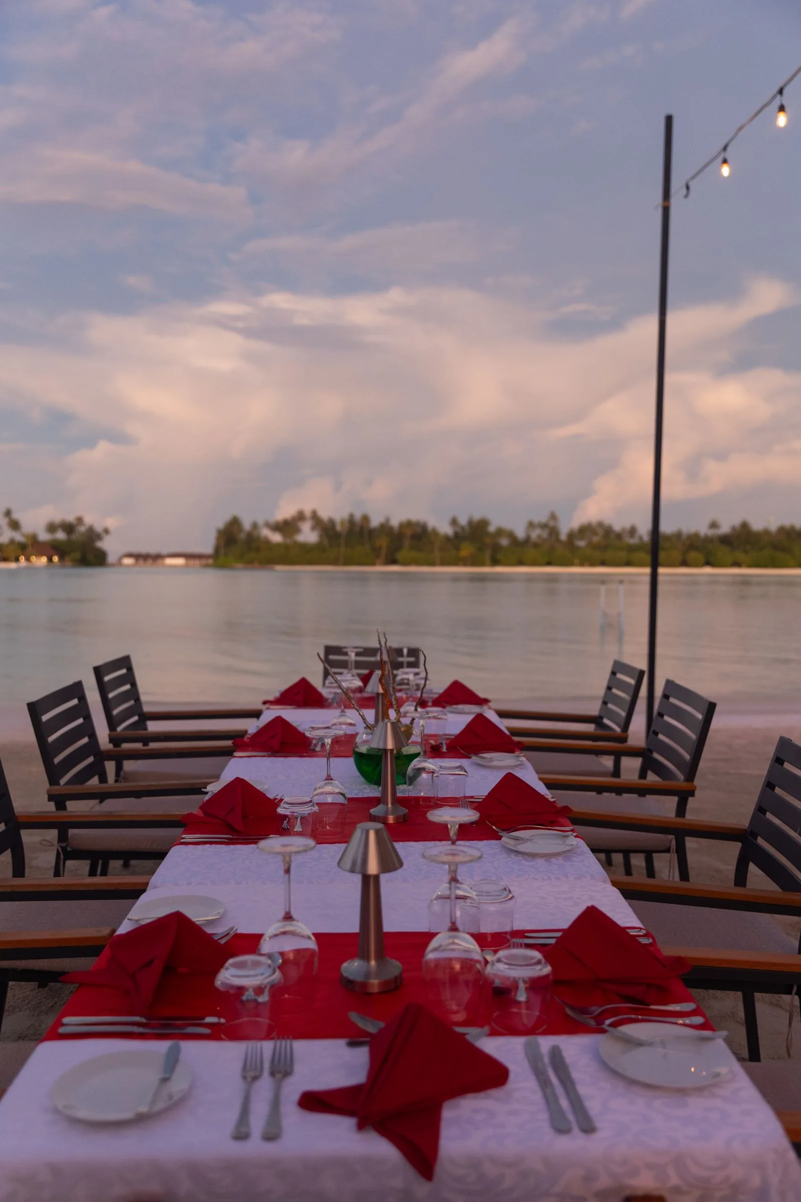 Sandals Barbados restaurant setting showing al fresco dining standard